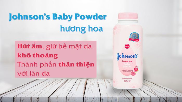 Phấn thơm Johnson's Baby Powder Hương Hoa 100G